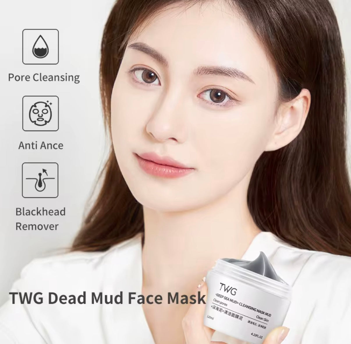 BLACK DEAD SEA FACE MUD MASK